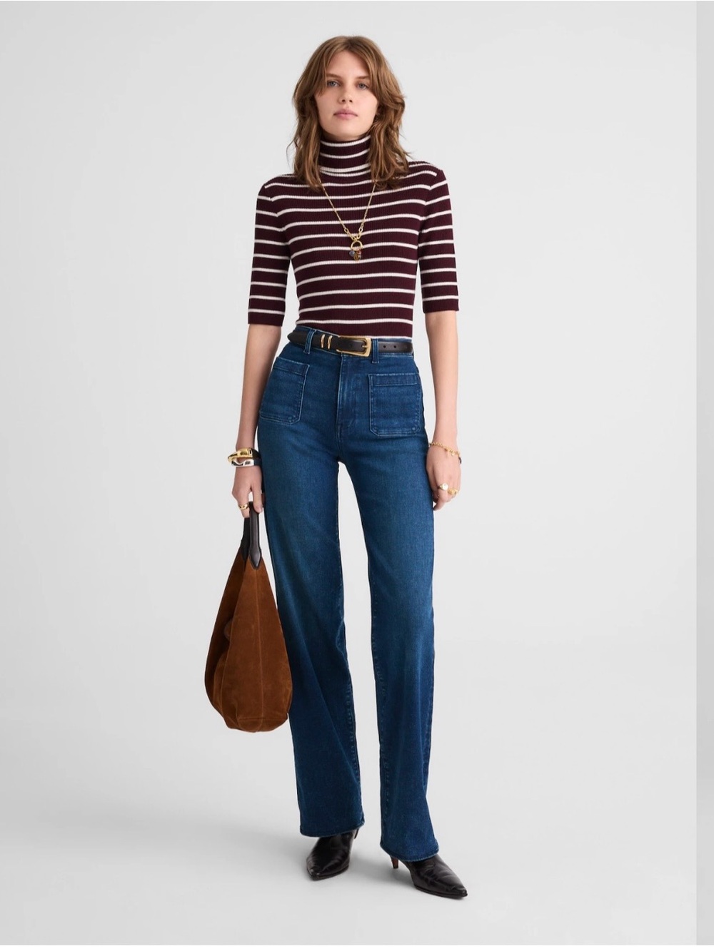 Madewell The Petite Emmett Wide-Leg Full Jeans Size 26 Petite
